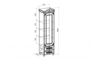 Шкаф для белья Ассоль АС-01 в Талице - talica.mebel24.online | фото 5