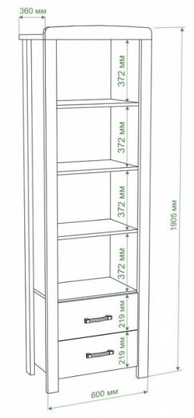 Шкаф для белья Бартоло ВТД-ГФ в Талице - talica.mebel24.online | фото 2