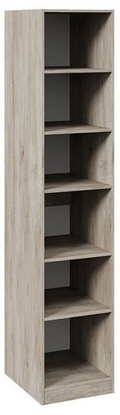Шкаф для белья Эмбер СМ-348.07.002 L в Талице - talica.mebel24.online | фото 2