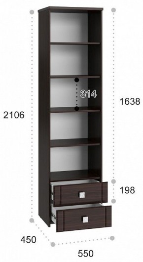 Шкаф для белья Изабель ИЗ-63К с зеркалом в Талице - talica.mebel24.online | фото 3