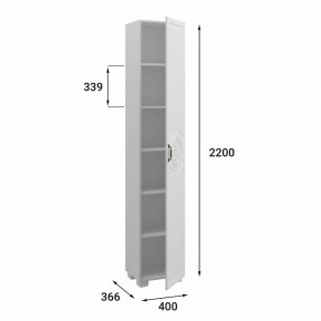 Шкаф для белья Монблан МБ-22К в Талице - talica.mebel24.online | фото 5