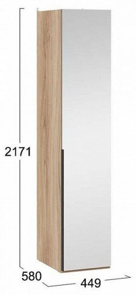 Шкаф для белья Порто СМ-393.07.002 в Талице - talica.mebel24.online | фото 4