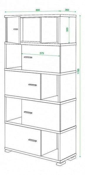 Шкаф комбинированный Домино СБ-30/5 в Талице - talica.mebel24.online | фото 3