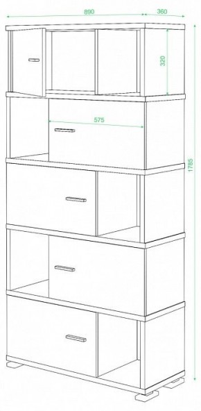 Шкаф комбинированный Домино СБ-30/5 в Талице - talica.mebel24.online | фото 3