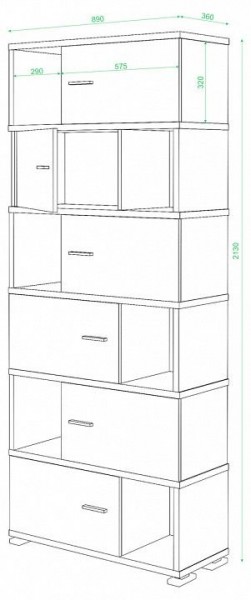 Шкаф комбинированный Домино СБ-30/6 в Талице - talica.mebel24.online | фото 2