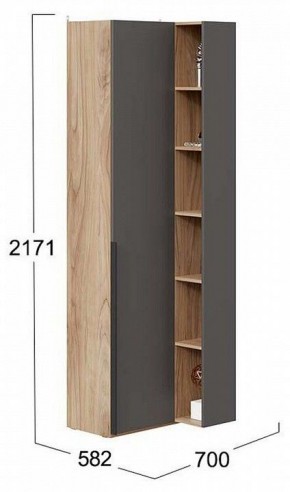 Шкаф комбинированный Порто СМ-393.21.024 в Талице - talica.mebel24.online | фото 2