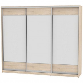 Шкаф-купе B-220х270х60-3 "Белла" (D8D8D8) в Талице - talica.mebel24.online | фото