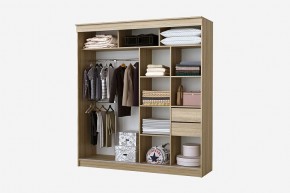 Шкаф-купе Бабочка 2.0 серия Альянс (дуб сонома) в Талице - talica.mebel24.online | фото 2