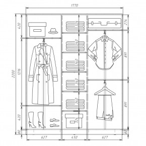 Шкаф-купе ХИТ 22-4-18-151 (420) в Талице - talica.mebel24.online | фото 2