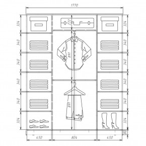 Шкаф-купе ХИТ 22-4-20/2-777 (420) в Талице - talica.mebel24.online | фото 2