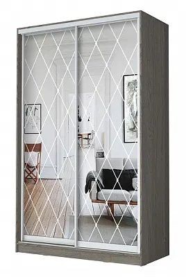 Шкаф-купе ХИТ 24-15-66 РОМБ БОЛЬШОЙ в Талице - talica.mebel24.online | фото