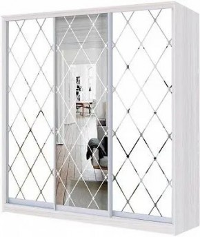 Шкаф-купе ХИТ 24-4-20-666 РОМБ БОЛЬШОЙ МАТОВЫЙ в Талице - talica.mebel24.online | фото