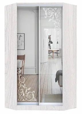 Шкаф-купе ХИТ-У-24-4-66 ОРНАМЕНТ в Талице - talica.mebel24.online | фото