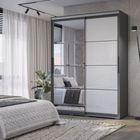 Шкаф-купе Крафт-6 1.6 м ШКК-06 (графит) в Талице - talica.mebel24.online | фото