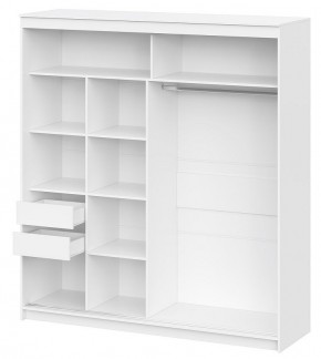 Шкаф-купе ШКП 3 (2000) серия 2 (белый текстурный) в Талице - talica.mebel24.online | фото 2