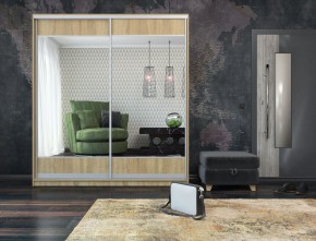 Шкаф-купе Светлана 2000 ЛДСП/Зеркало/ЛДСП (ЛДСП 2 кат.) в Талице - talica.mebel24.online | фото 6