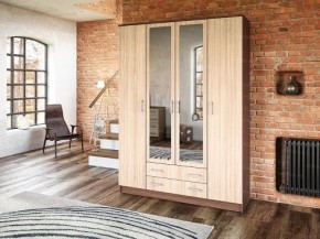 Шкаф Квадро венге/дуб белфорд в Талице - talica.mebel24.online | фото 4