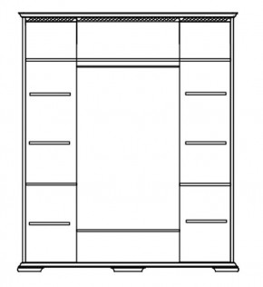 Шкаф Лика с зеркалом (ММ 137-01/04) в Талице - talica.mebel24.online | фото 4