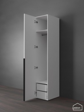 Шкаф Linnea MHR-1-3 2050х400х510 (Белый-М 11.1.1) в Талице - talica.mebel24.online | фото 5