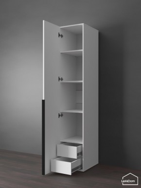 Шкаф Linnea MHR-1-3 2050х400х510 (Белый-М 11.1.2) в Талице - talica.mebel24.online | фото 6