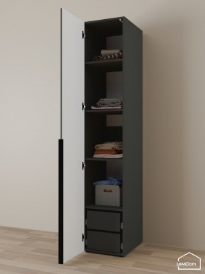 Шкаф Linnea MHR-1-4 2050х400х510 (Графит-М 11.1.25) в Талице - talica.mebel24.online | фото 5