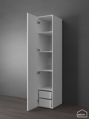 Шкаф Linnea MHR-1PO-4 2050х400х510 (Белый-М 11.1.2) в Талице - talica.mebel24.online | фото 5