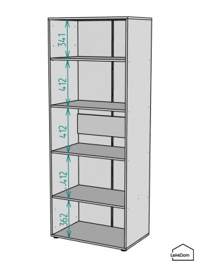 Шкаф Linnea MHR-2-2 2050х800х510 (Белый-М 11.1.2) в Талице - talica.mebel24.online | фото 3