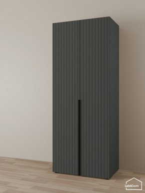 Шкаф Linnea MHR-2 2050х800х510 (Графит-М 11.1.25) в Талице - talica.mebel24.online | фото