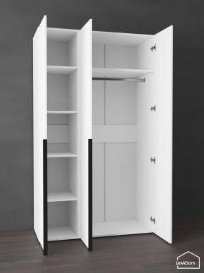Шкаф Linnea MHR-3-1 2050х1200х510 (Белый-М 11.1.2) в Талице - talica.mebel24.online | фото 4