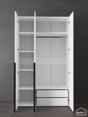 Шкаф Linnea MHR-3-2 2050х1200х510 (Белый-М 11.1.1) в Талице - talica.mebel24.online | фото 5