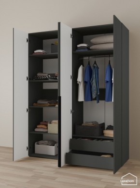 Шкаф Linnea MHR-4-2 2050х1600х510 (Графит-М 11.1.25) в Талице - talica.mebel24.online | фото 5