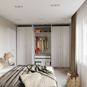 Шкаф МАКС двухстворчатый, цвет белый в Талице - talica.mebel24.online | фото 4