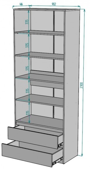 Шкаф Мальта H185 в Талице - talica.mebel24.online | фото 2