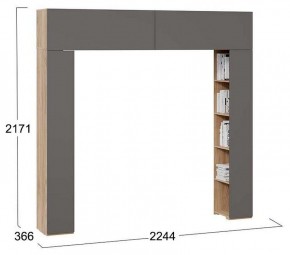 Шкаф навесной Порто СМ-393.21.022 в Талице - talica.mebel24.online | фото 3