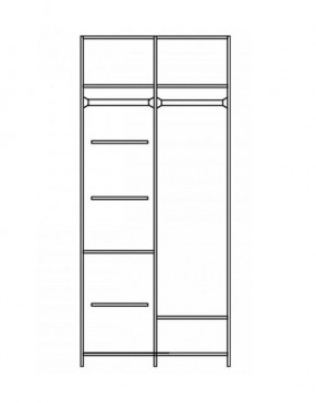 Шкаф Нинель ММ-167-01/03 в Талице - talica.mebel24.online | фото 3