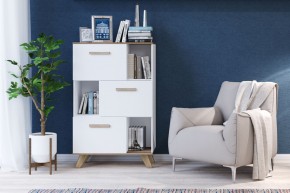 Шкаф низкий с нишами Вега Скандинавия в Талице - talica.mebel24.online | фото 4