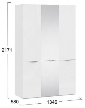 Шкаф платяной Глосс СМ-319.07.432 в Талице - talica.mebel24.online | фото 4