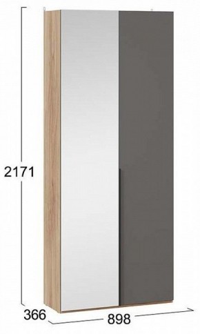 Шкаф платяной Порто СМ-393.07.225 в Талице - talica.mebel24.online | фото 3