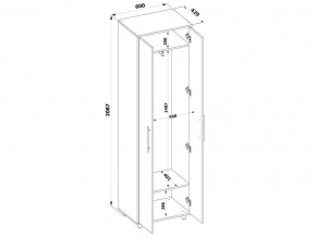 Шкаф платяной ШО-1 в Талице - talica.mebel24.online | фото 3