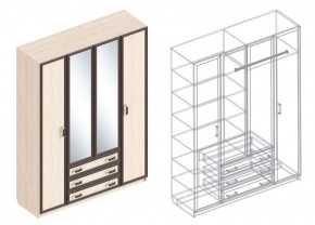 Шкаф "Наоми" 4-х створчатый в Талице - talica.mebel24.online | фото
