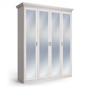 Шкаф распашной четырехдверный зеркальный Неаполь в Талице - talica.mebel24.online | фото 4