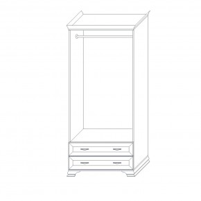 Шкаф распашной двухдверный Сиена в Талице - talica.mebel24.online | фото 12