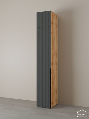 Шкаф с антресолью Linnea MHR-1A-4 2450х400х510 (ДВ-М 11.1.25) в Талице - talica.mebel24.online | фото 1