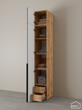 Шкаф с антресолью Linnea MHR-1A-4 2450х400х510 (ДВ-М 11.1.25) в Талице - talica.mebel24.online | фото 5