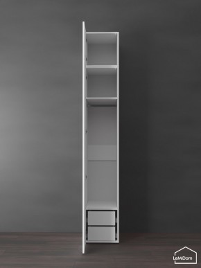 Шкаф с антресолью Linnea MHR-1POA-3 2450х400х510 (Белый-М 11.1.2) в Талице - talica.mebel24.online | фото 5