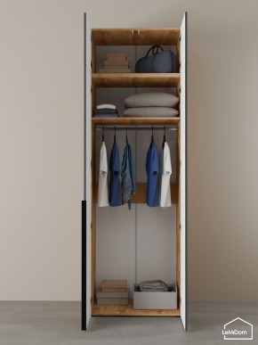 Шкаф с антресолью Linnea MHR-2A-1 2450х800х510 (ДВ-М 11.1.25) в Талице - talica.mebel24.online | фото 4