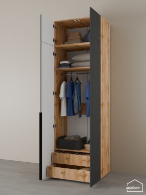 Шкаф с антресолью Linnea MHR-2A-3 2450х800х510 (ДВ-М 11.1.25) в Талице - talica.mebel24.online | фото 5