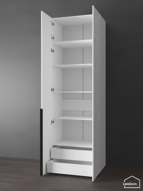 Шкаф с антресолью Linnea MHR-2A-4 2450х800х510 (Белый-М 11.1.1) в Талице - talica.mebel24.online | фото 5