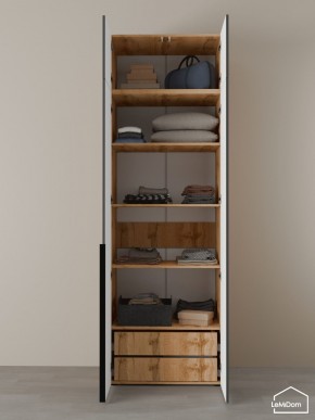 Шкаф с антресолью Linnea MHR-2A-4 2450х800х510 (ДВ-М 11.1.25) в Талице - talica.mebel24.online | фото 7