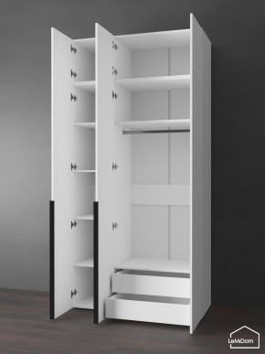 Шкаф с антресолью Linnea MHR-3A-2 2450х1200х510 (Белый-М 11.1.2) в Талице - talica.mebel24.online | фото 5